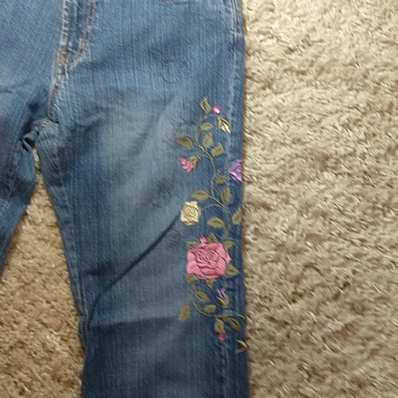 DISNEY STORE Women's TINKERBELL JEANS Size 4 - Picture 5 of 10